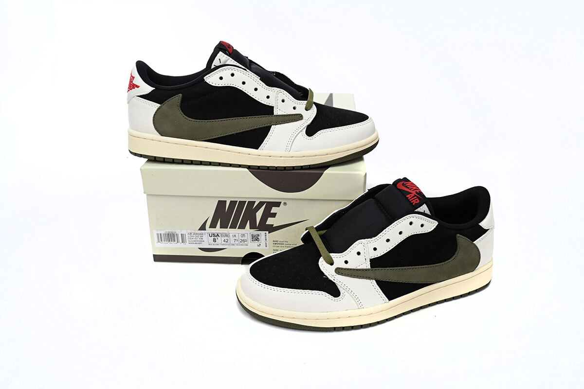 Jordan 1 Retro Low OG SP Travis Scott Olive DZ4137-106