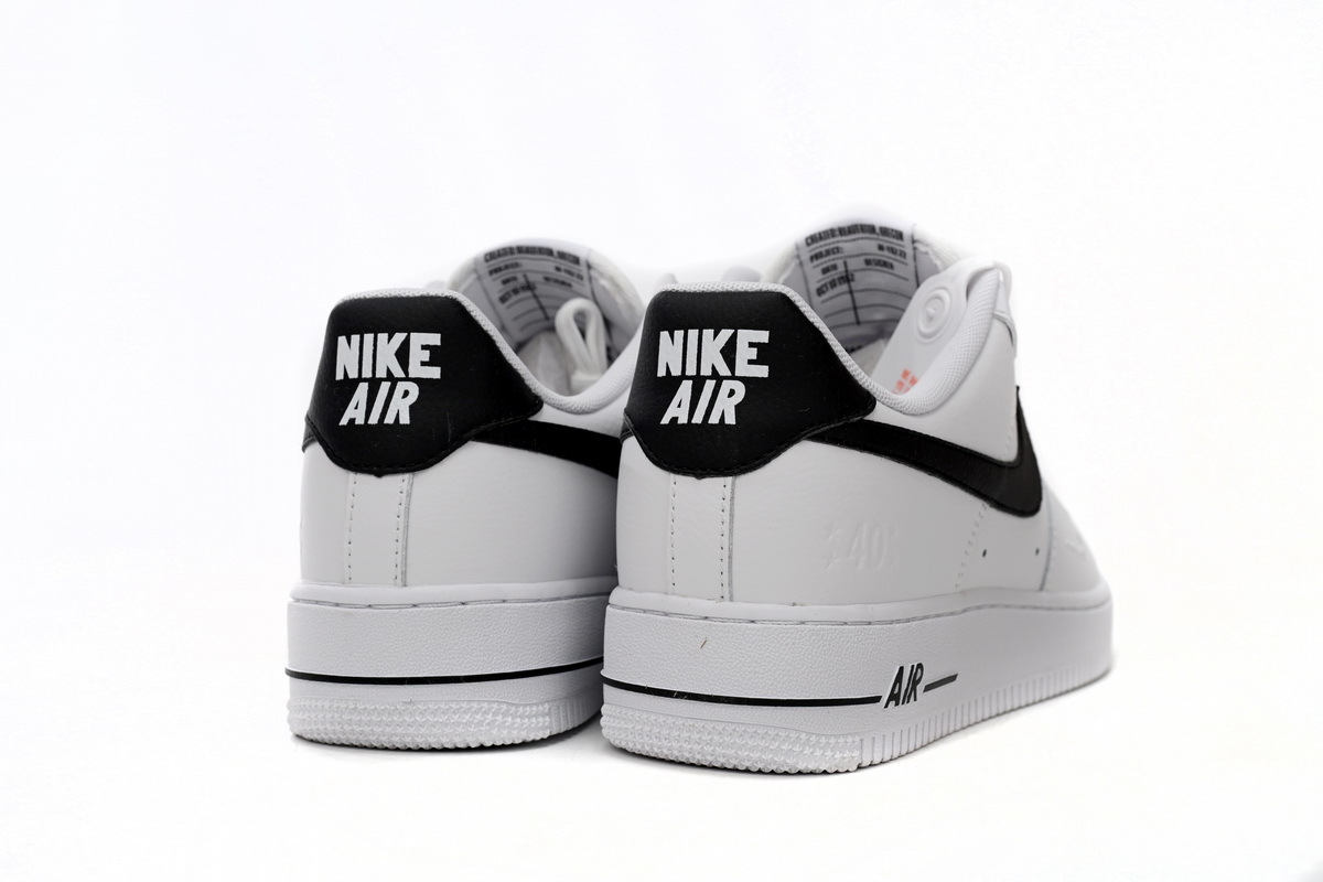 Nike Air Force 1 Low '07 LV8 40th Anniversary White Black DQ7658-100