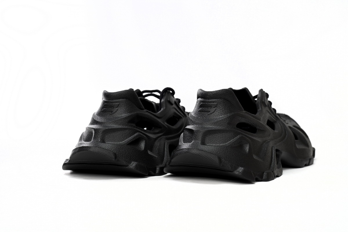 Balenciaga HD Lace Up Black 702421W3CES1000