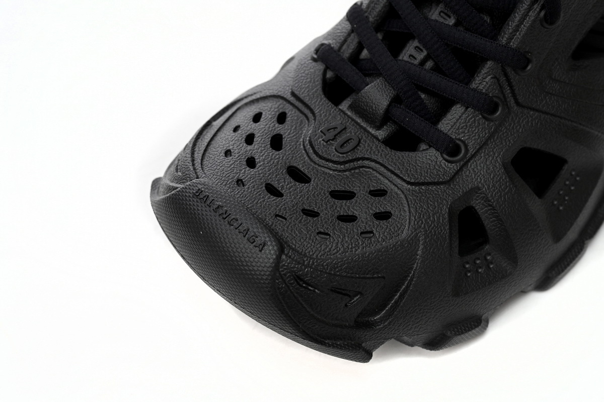 Balenciaga HD Lace Up Black 702421W3CES1000