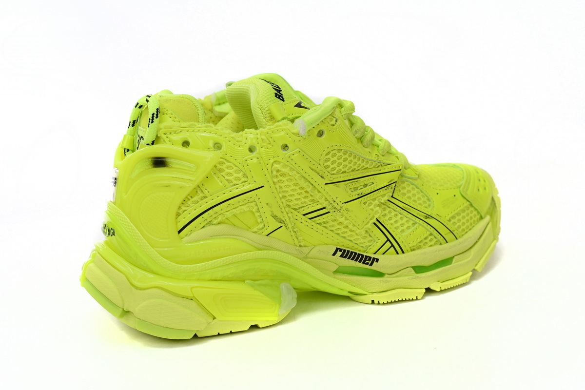 Balenciaga  Runner Sneaker Fluo Yellow 677402 W3RB4 7510