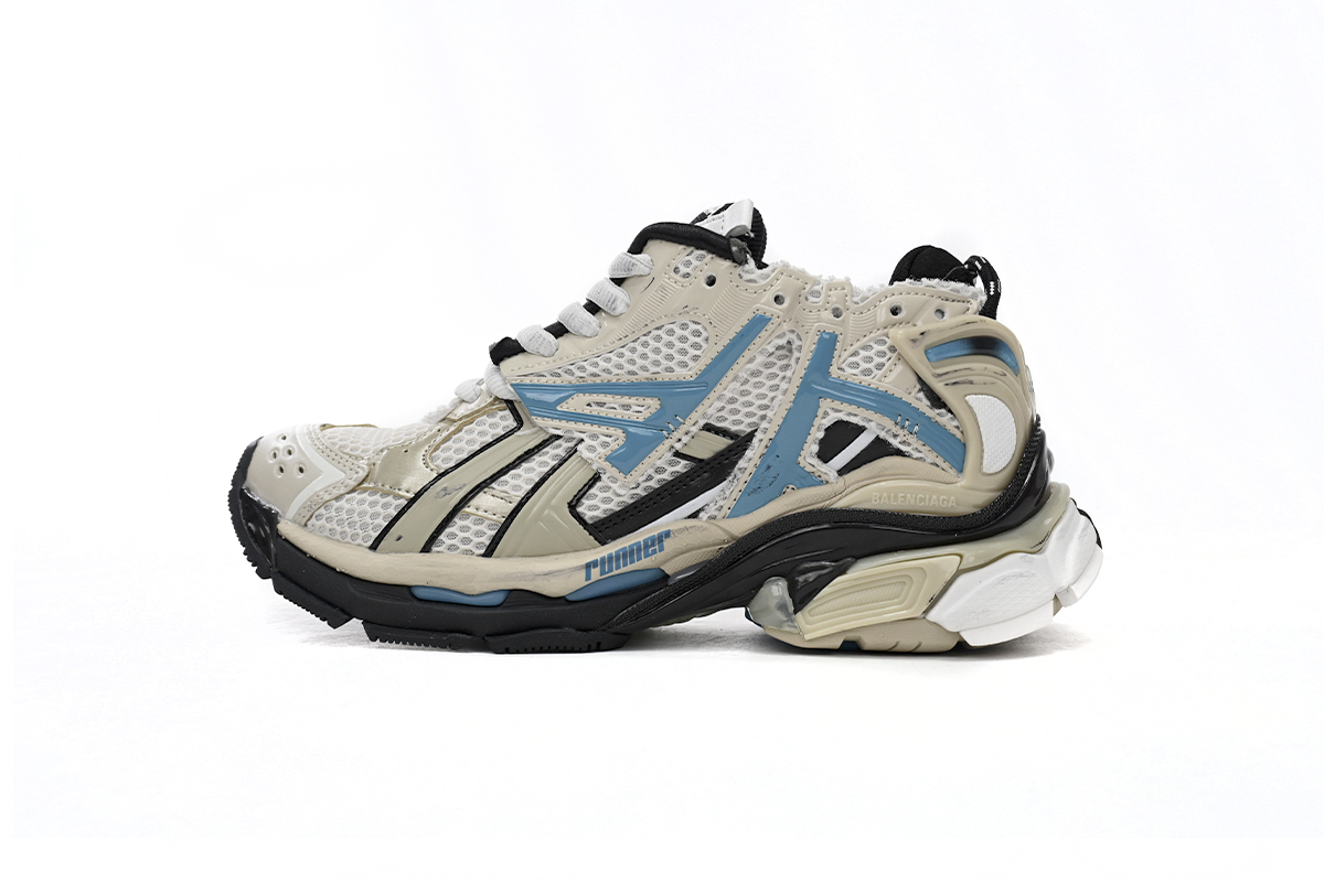 Balenciaga Runner Beige Grey Blue 677402 W5RH6 0312