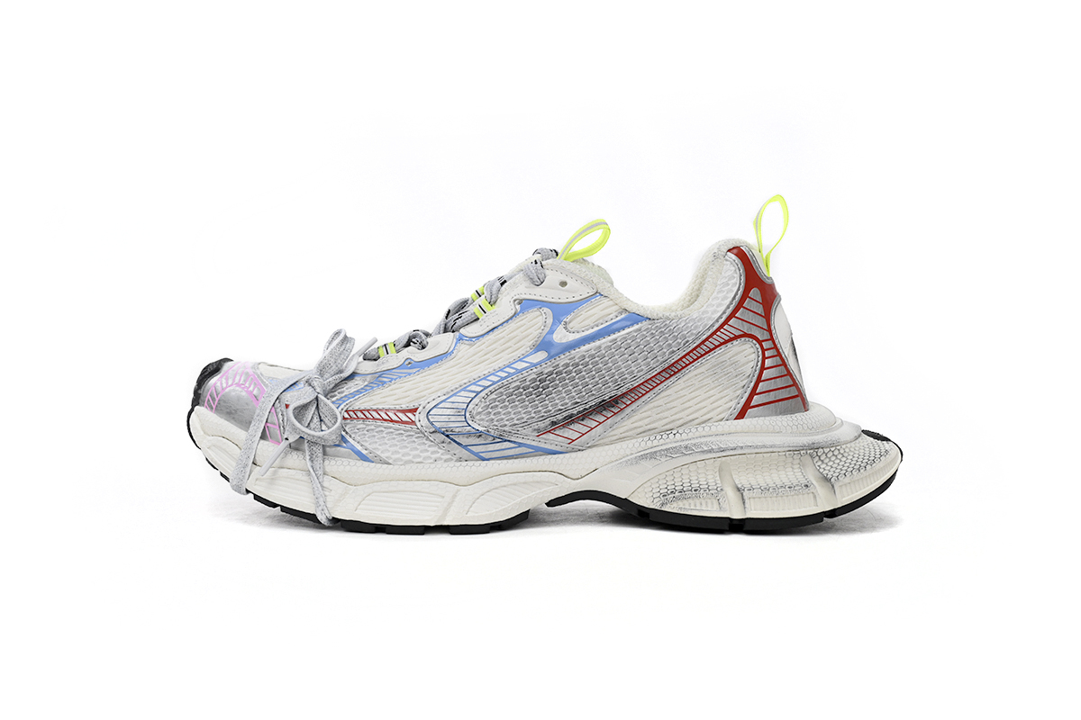 Balenciaga 3XL Sneaker Worn-Out - White Blue Red  734734W3XL5 9645