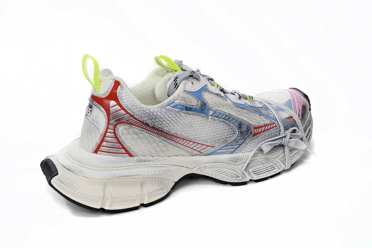 Balenciaga 3XL Sneaker Worn-Out - White Blue Red  734734W3XL5 9645