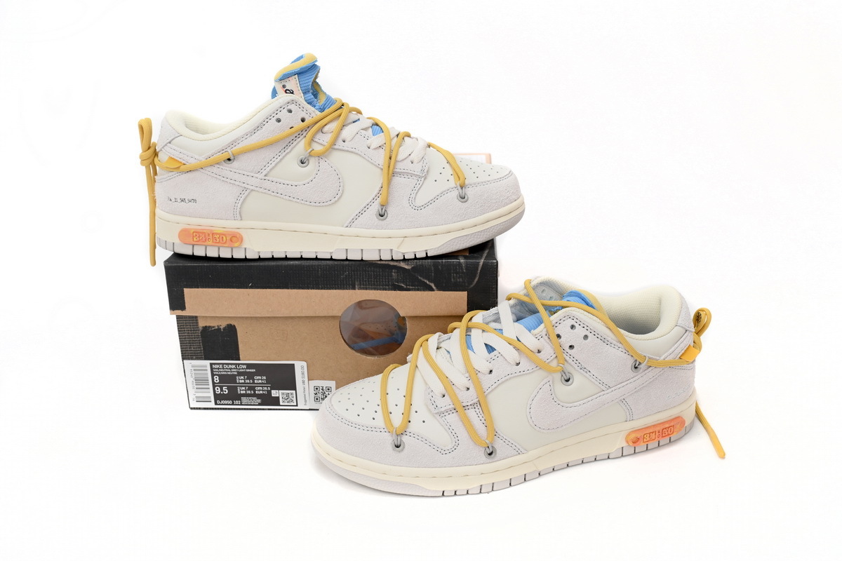 OFF WHITE x Nike Dunk SB Low The 50 NO.34 DJ0950-102