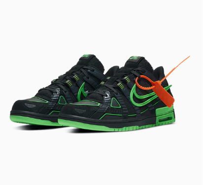 Nike Air Rubber Dunk Off-White Green Strike CU6015-001