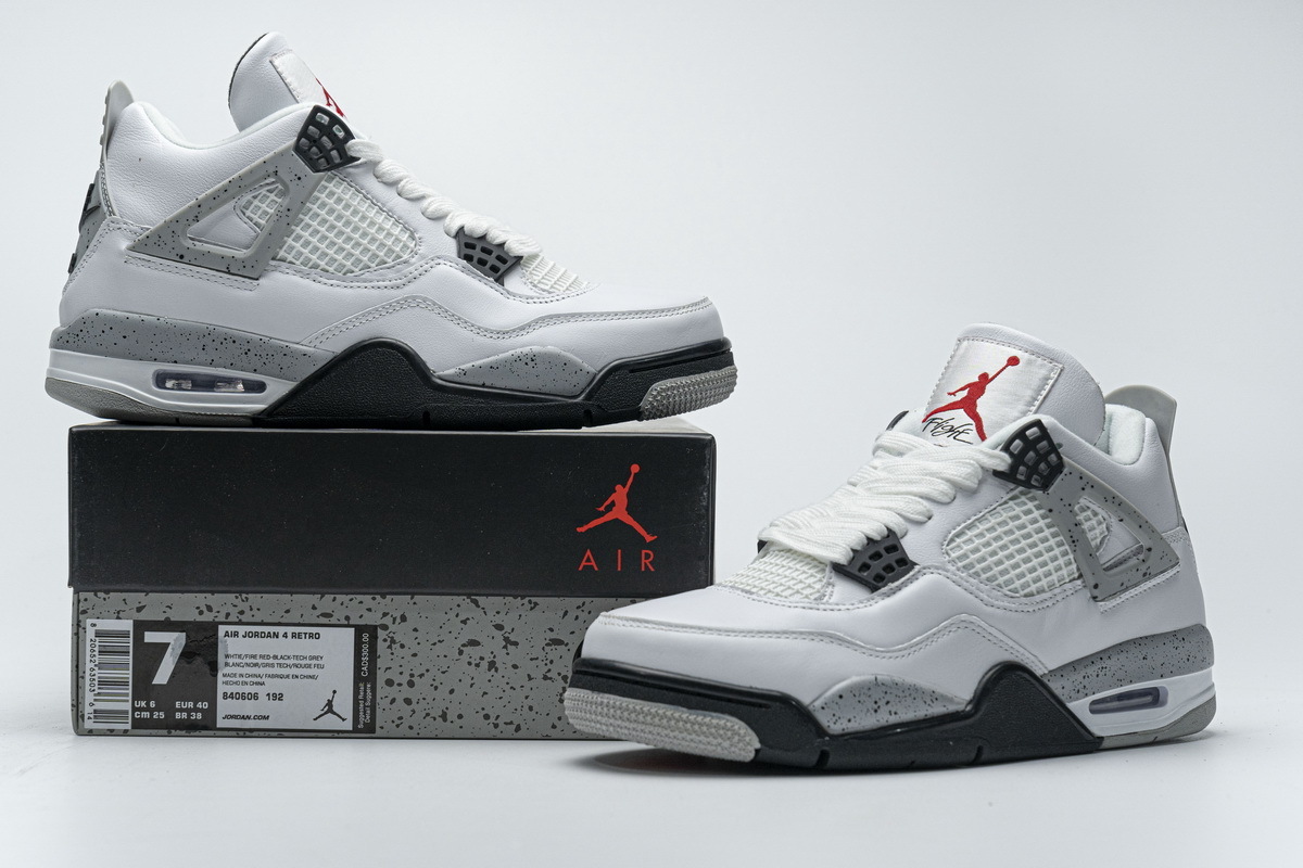 Jordan 4 Retro White Cement 2025 FV5029-100