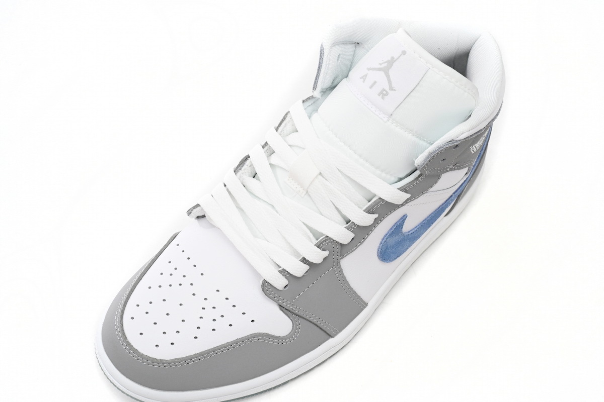 Jordan 1 Mid Wolf Grey Aluminum BQ6472-105