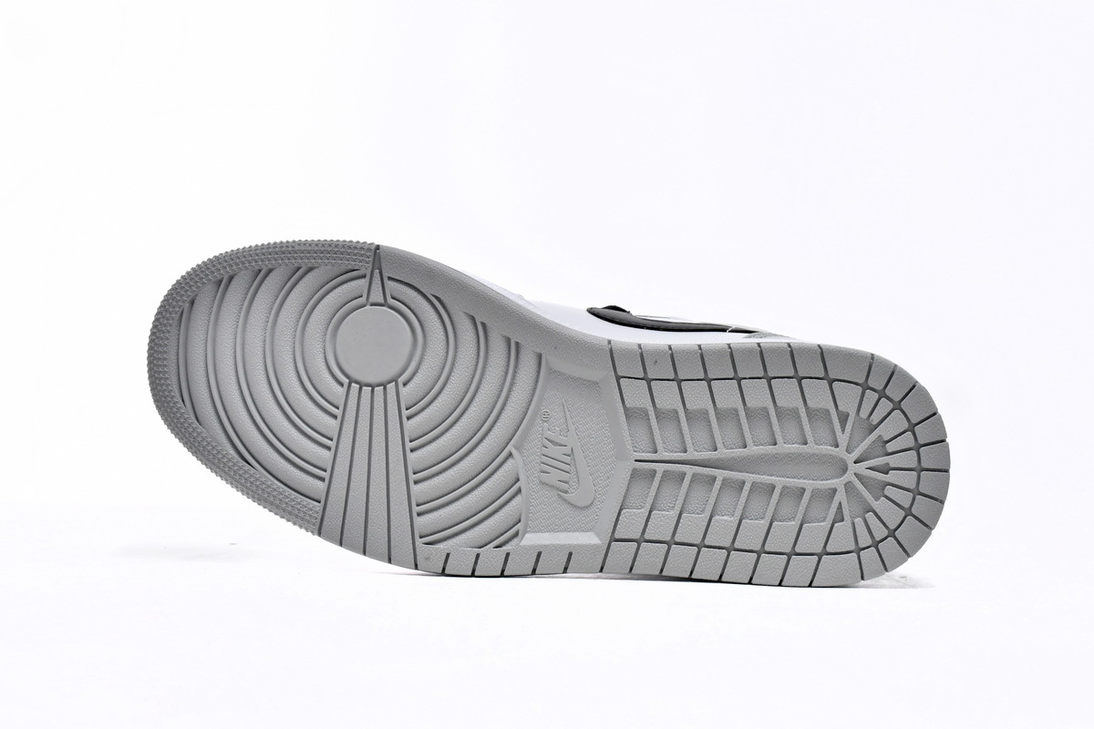Air Jordan 1 Mid Light Smoke Grey 554724-092