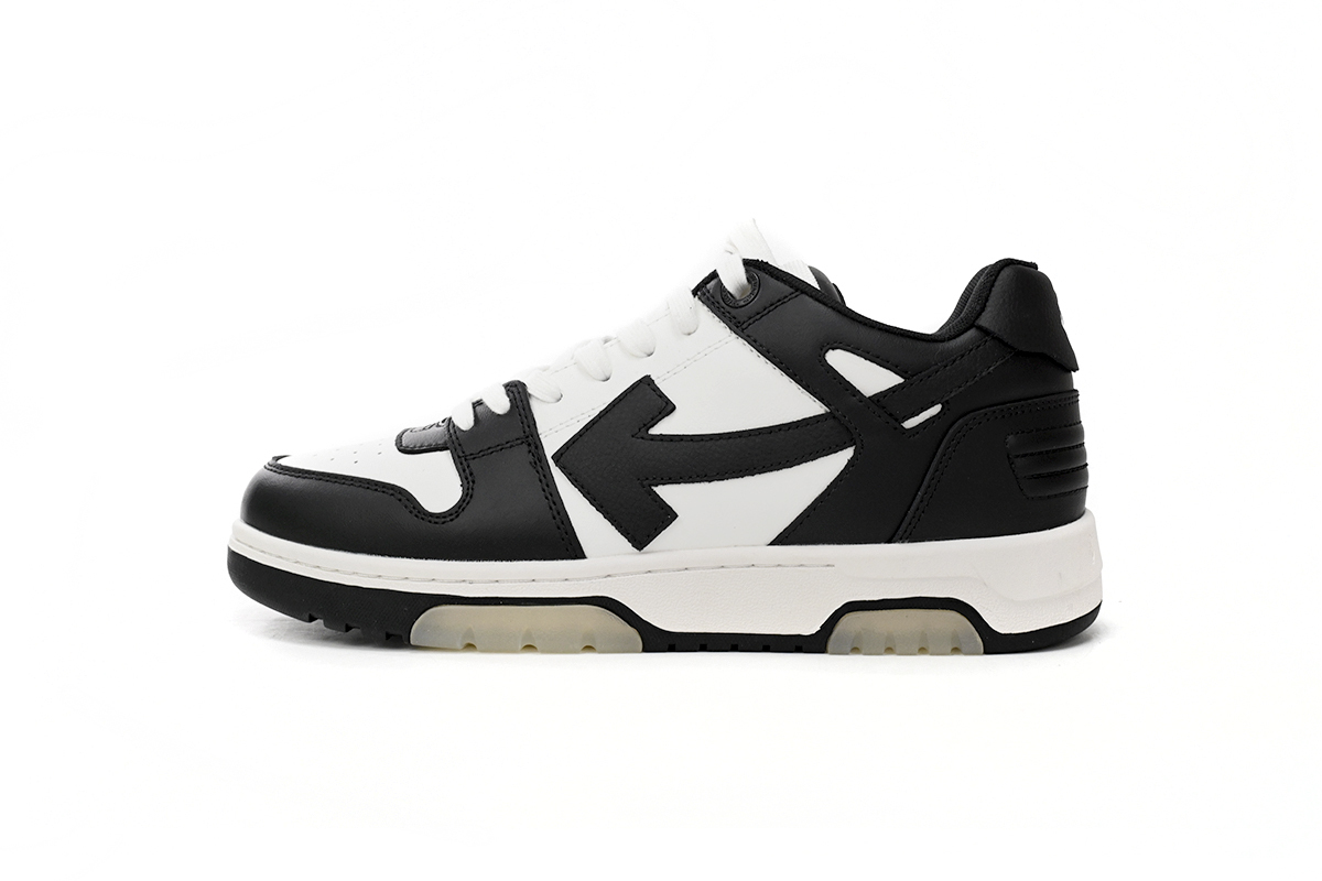 OFF-WHITE Out Of Office OOO Low Tops White Black White OMIA189 C99LEA00 11004