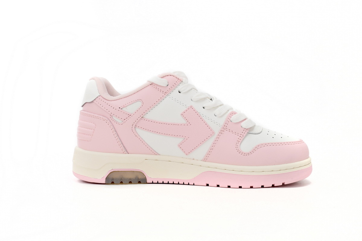 OFF-WHITE Out Of Office OOO Low Tops White Pink OMIA189 C99LEA00 13001