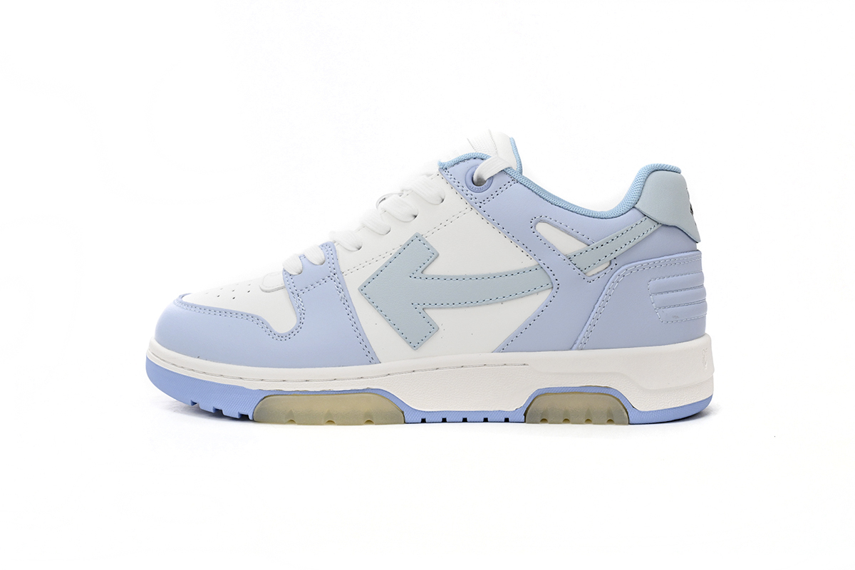 OFF-WHITE Out Of Office OOO Low Tops Blue Purple White OMIA189 C99LEA00 10140