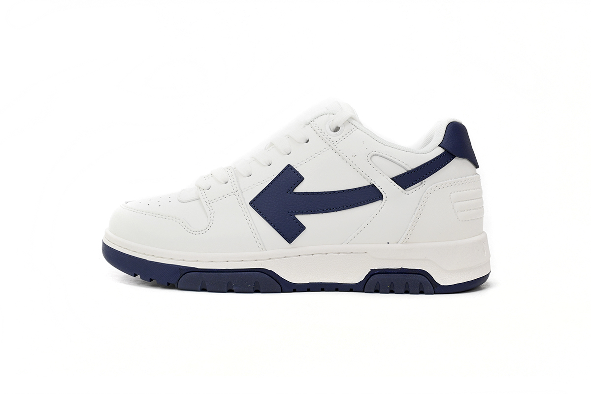 OFF-WHITE Out Of Office OOO Low Tops Blue and White OMIA189 C99LEA00 10140