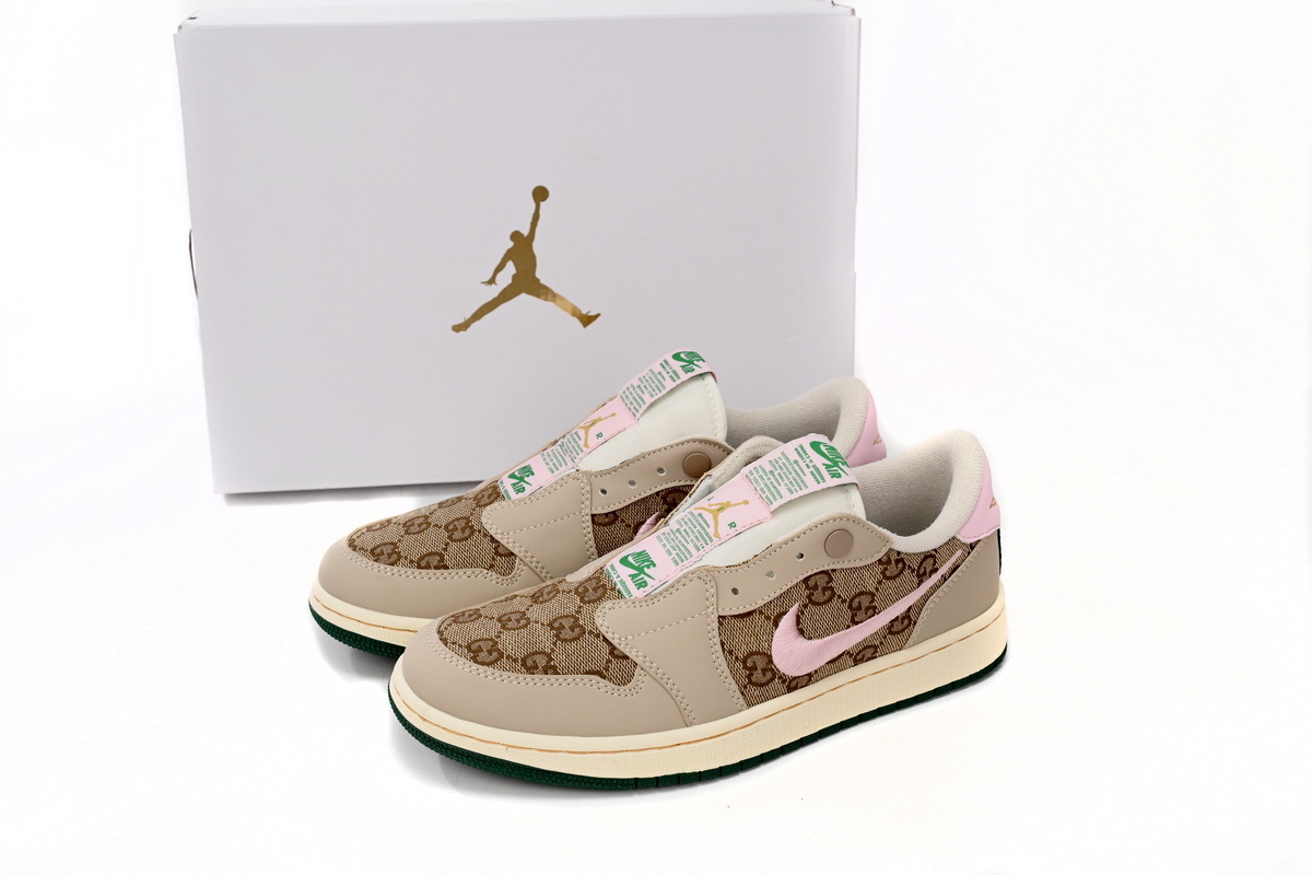 Air Jordan 1 Low Gucci Powder AV3918-398