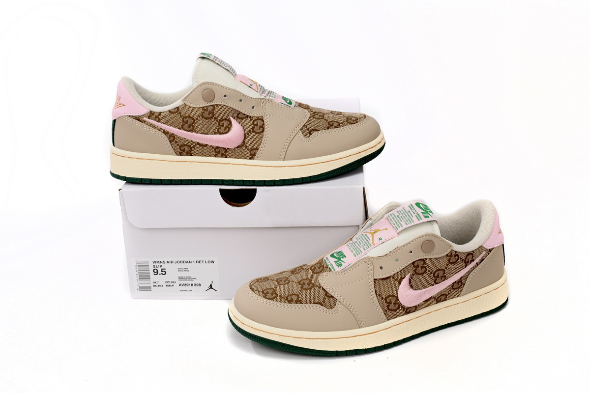 Air Jordan 1 Low Gucci Powder AV3918-398