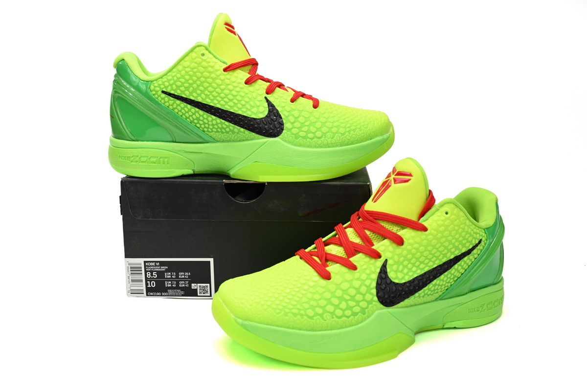 Nike Kobe 6 Protro Grinch CW2190-300