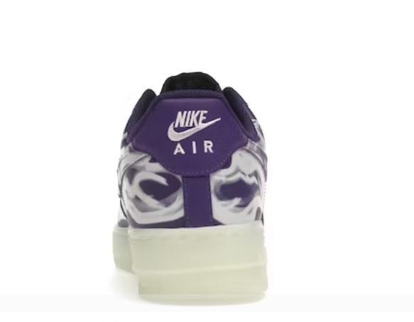 Nike Air Force 1 Low '07 QS Purple Skeleton Halloween CU8067-500
