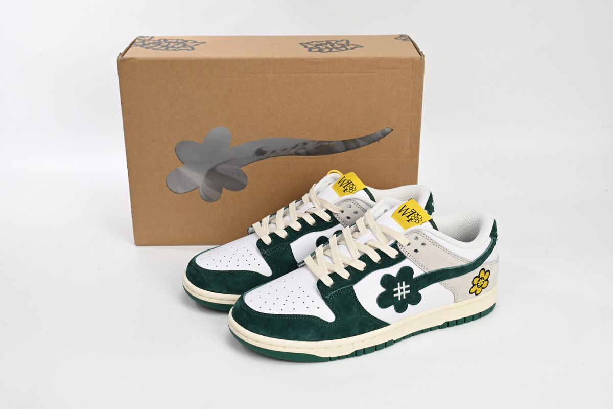 Nike SB Dunk Low WTP MOSS White Green 124-93-034