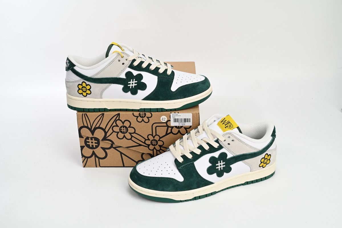 Nike SB Dunk Low WTP MOSS White Green 124-93-034