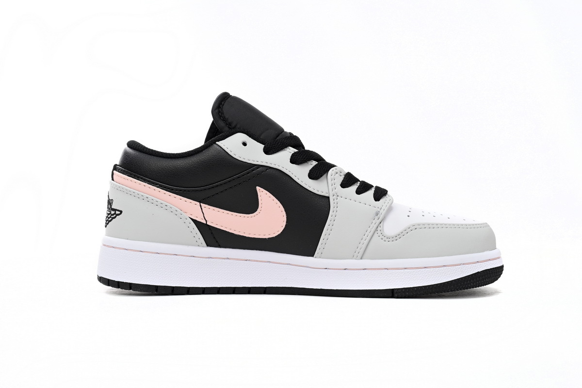 Jordan 1 Low Black Grey Pink 553558-062