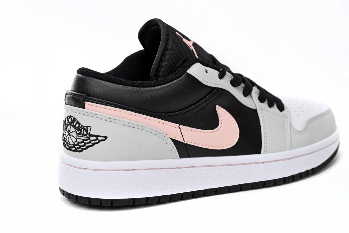 Jordan 1 Low Black Grey Pink 553558-062