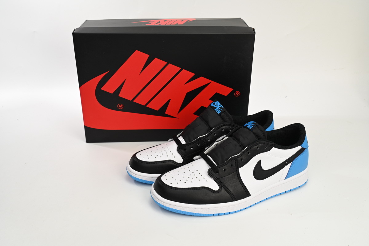 Jordan 1 Retro Low OG Black Dark Powder Blue CZ0790-104