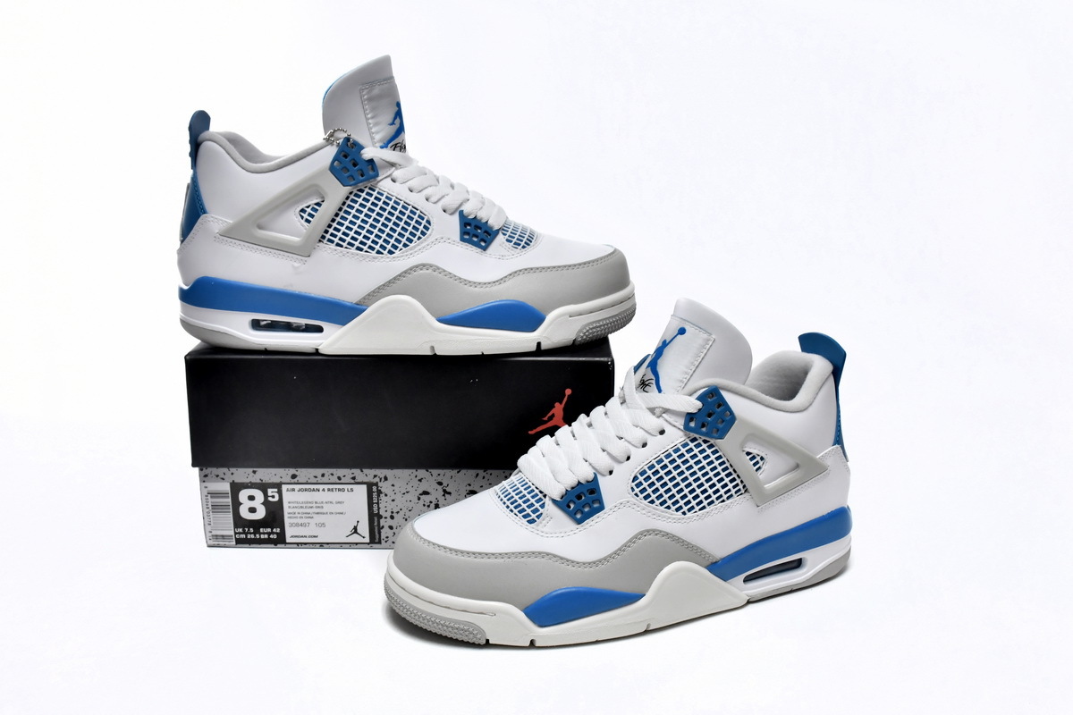 Air Jordan 4 Retro Military Blue 308497-105