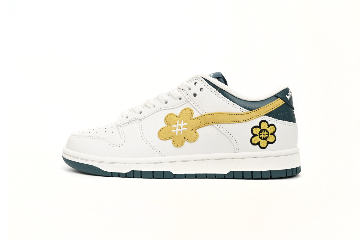 Nike SB Dunk Low WTP MOSS Beige Sun Yellow 1124-93-300
