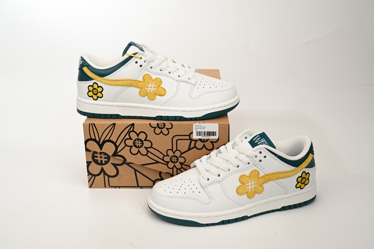 Nike SB Dunk Low WTP MOSS Beige Sun Yellow 1124-93-300