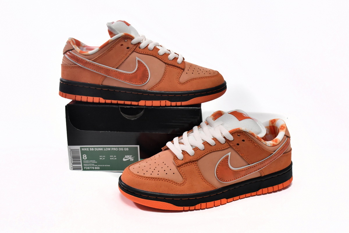 Concepts x Dunk Low SB Orange Lobster FD8776-800