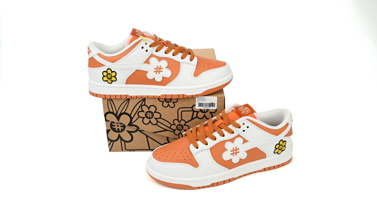 Nike SB Dunk Low WTP MOSS Beige Sun Orange 1124-93-100