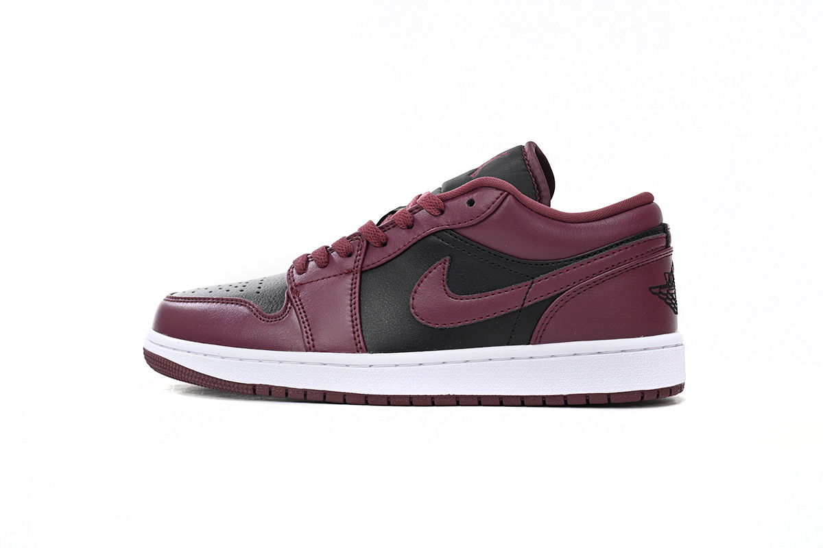 Jordan 1 Low Black Dark Beetroot DC0774-006