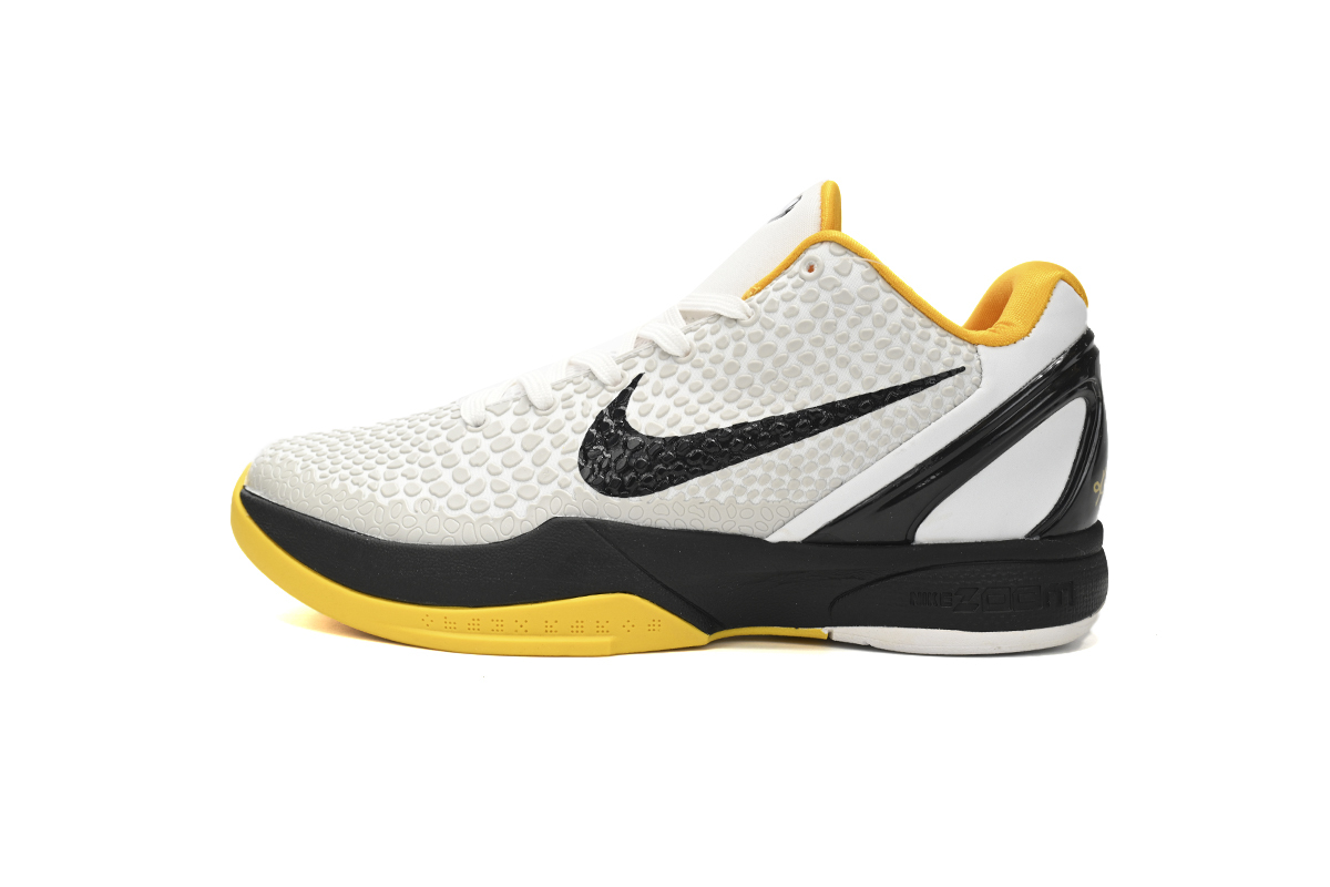 Kobe 6 Protro Playoff Pack White Del Sol CW2190-100