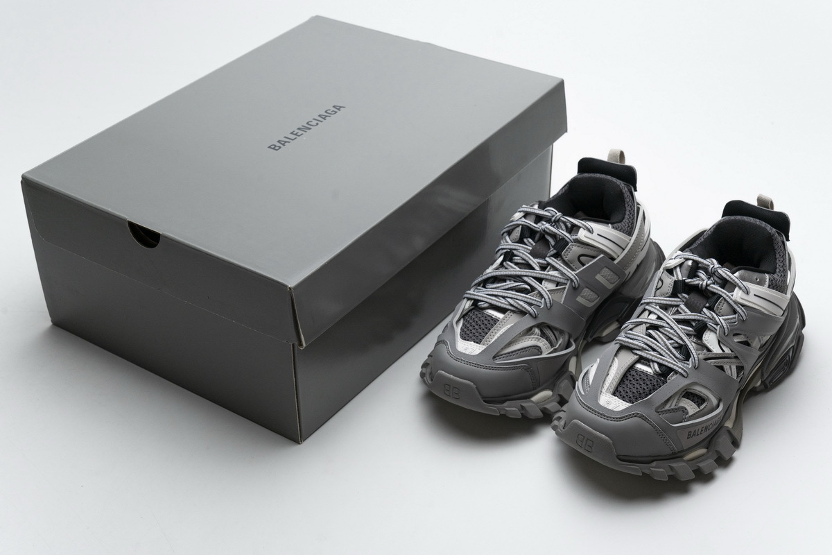 Balenciaga Track Grey White 555032 W1GB7 1214