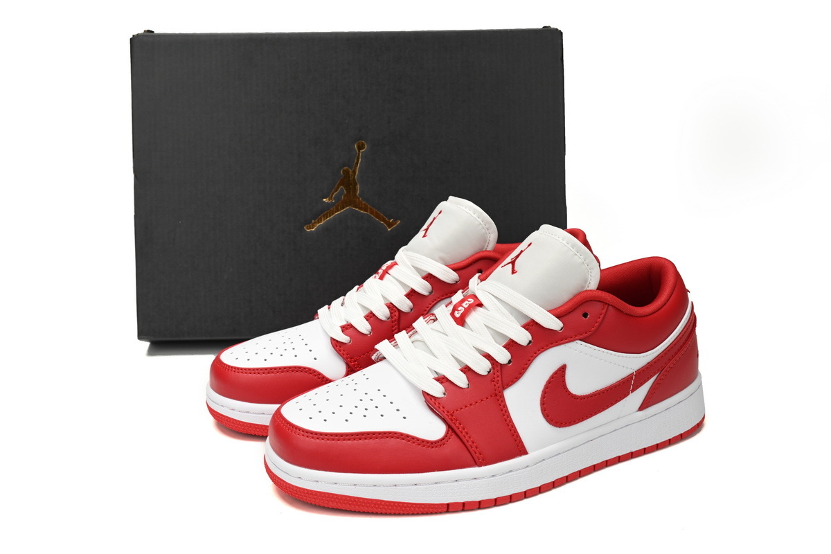 Jordan 1 Low Gym Red White 553560-611