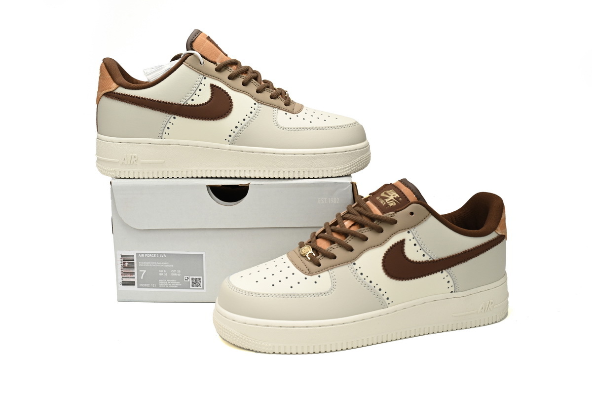 Nike Air Force 1 Low LV8 Brogue Sail FV3702-121