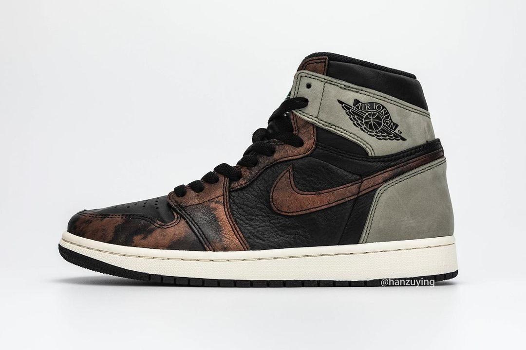 Jordan 1 Retro High Light Army Rust Shadow Patina 555088-033