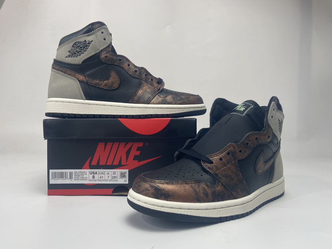 Jordan 1 Retro High Light Army Rust Shadow Patina 555088-033