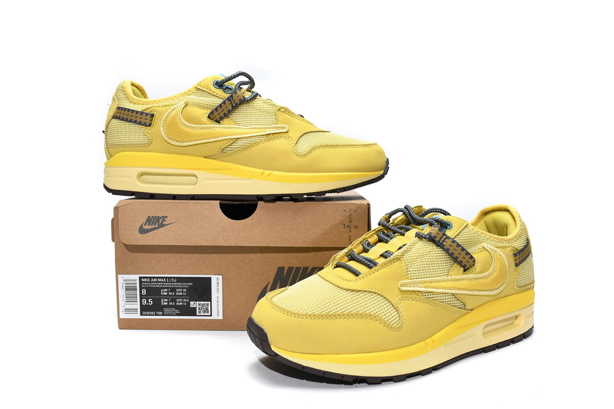 Nike Air Max 1 Travis Scott Cactus Jack Saturn Gold DO9392-700