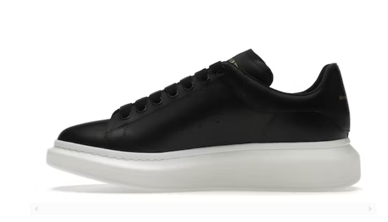 Alexander McQueen Black White Sole 553680WHGP51000