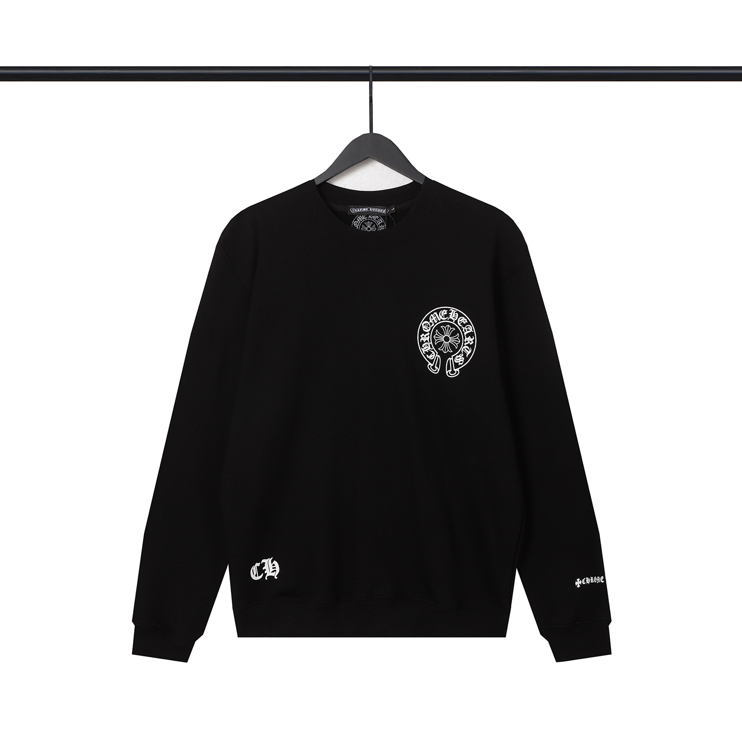 Chrome Heart Black and White Hoodie 8301