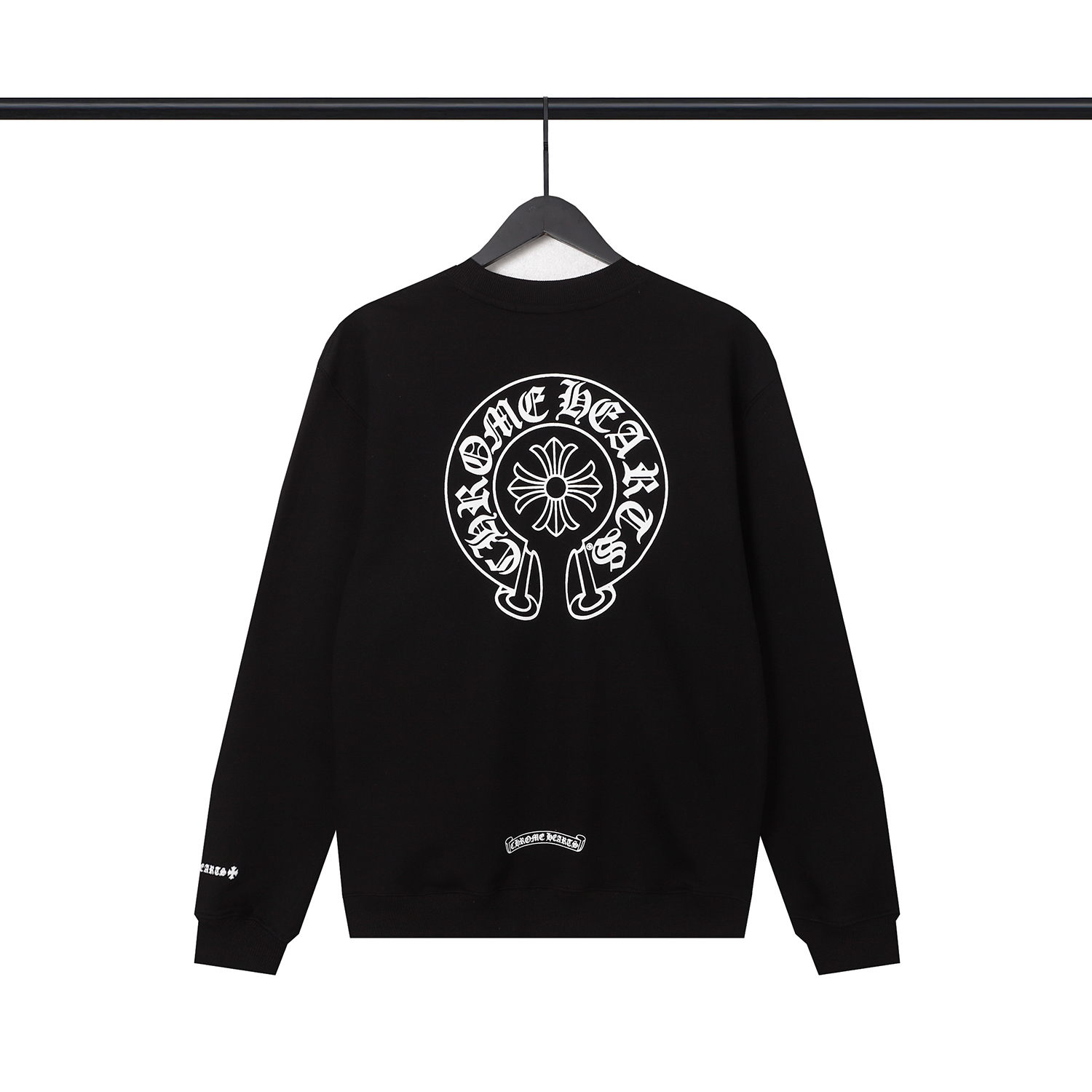 Chrome Heart Black and White Hoodie 8301