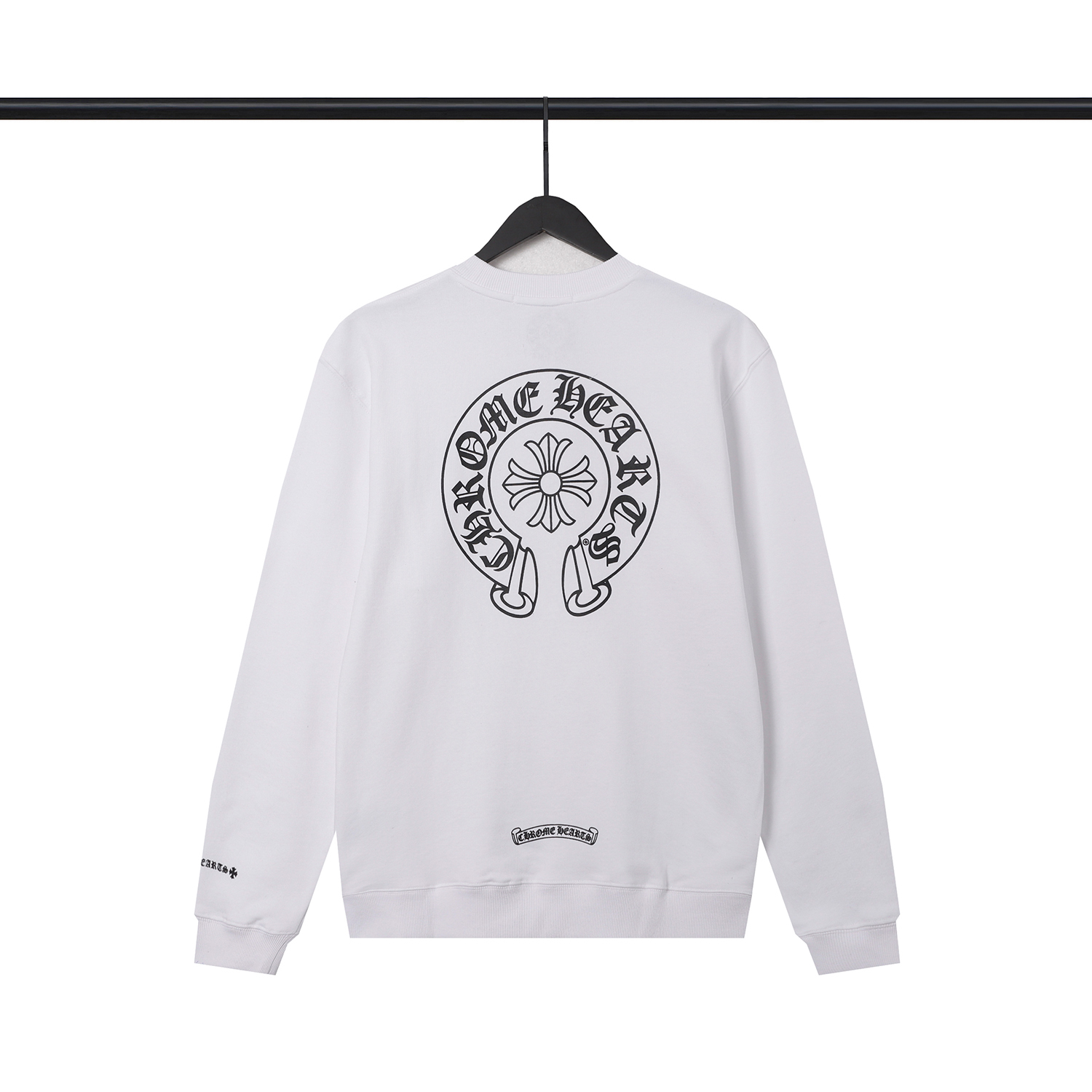 Chrome Heart Black and White Hoodie 8301