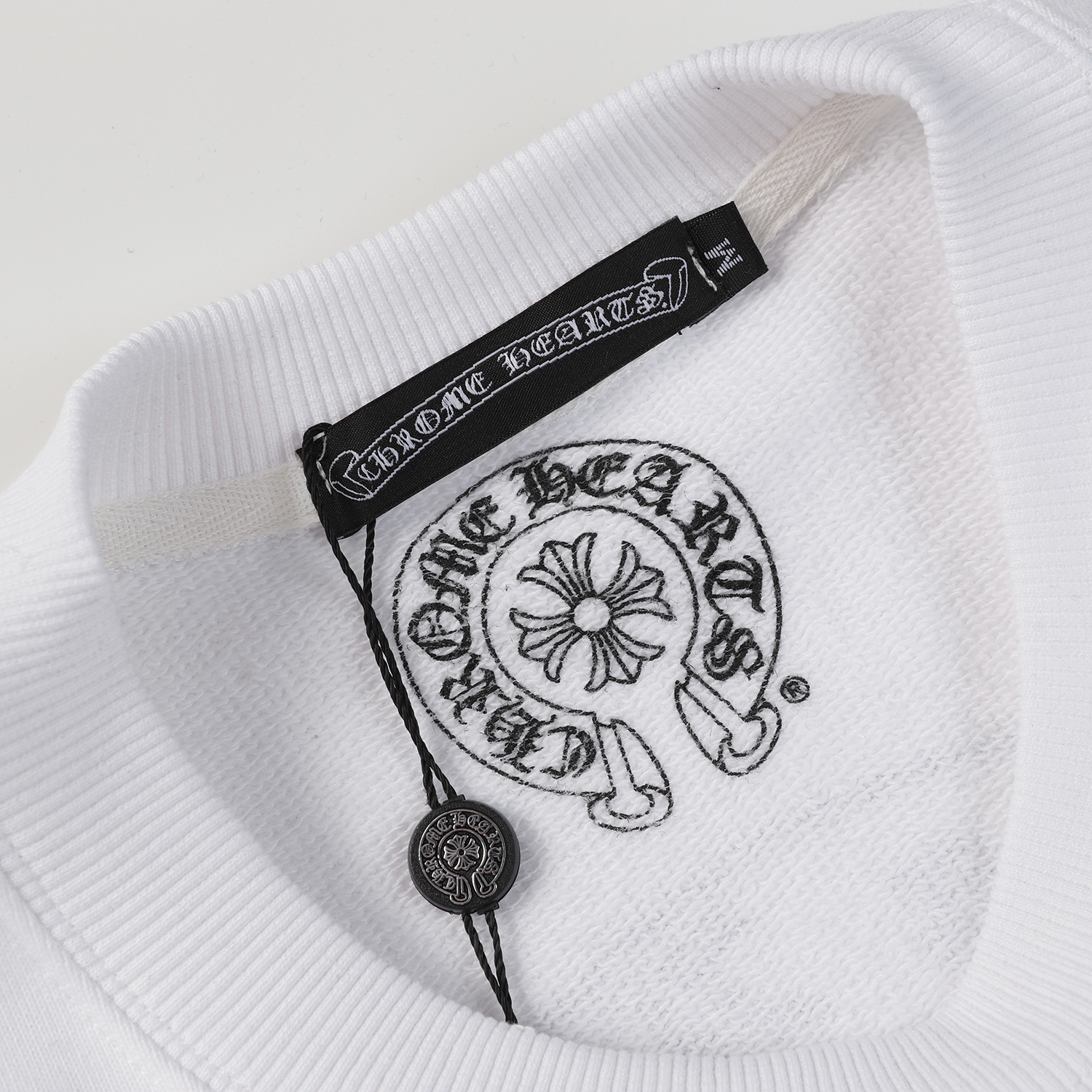 Chrome Heart Black and White Hoodie 8301