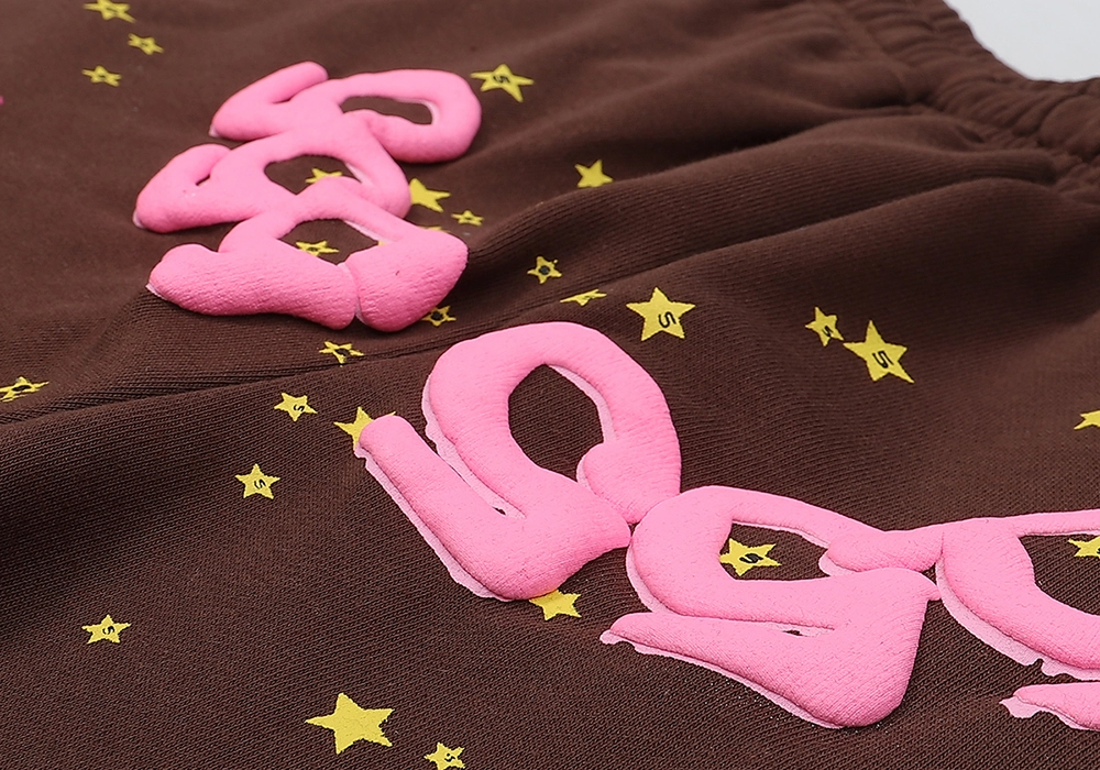 Sp5der Angel Number Sweatpants Brown SS22