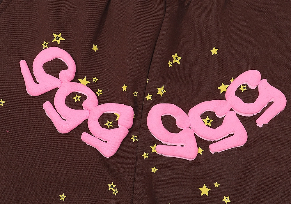 Sp5der Angel Number Sweatpants Brown SS22