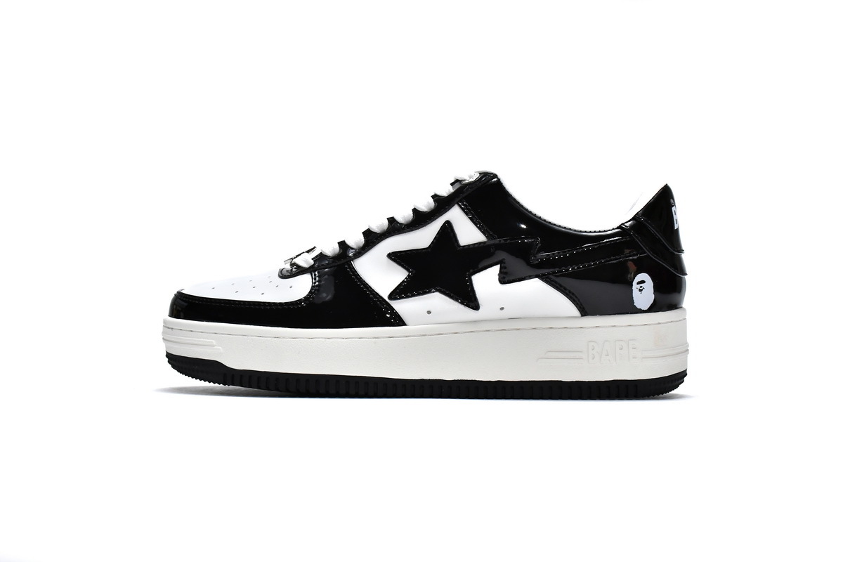 A Bathing Ape Bape Sta Low Black 1G70-109-0001