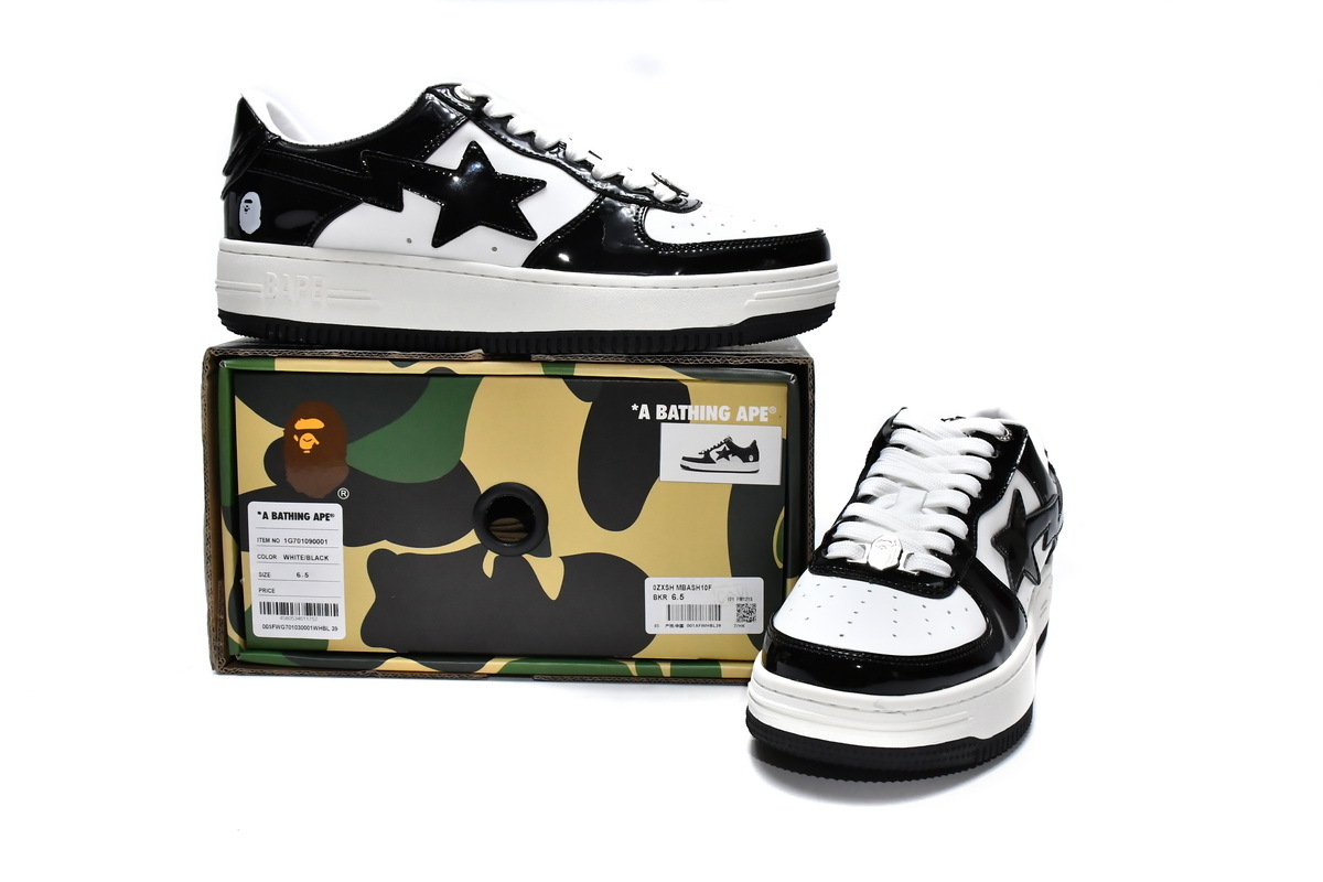A Bathing Ape Bape Sta Low Black 1G70-109-0001