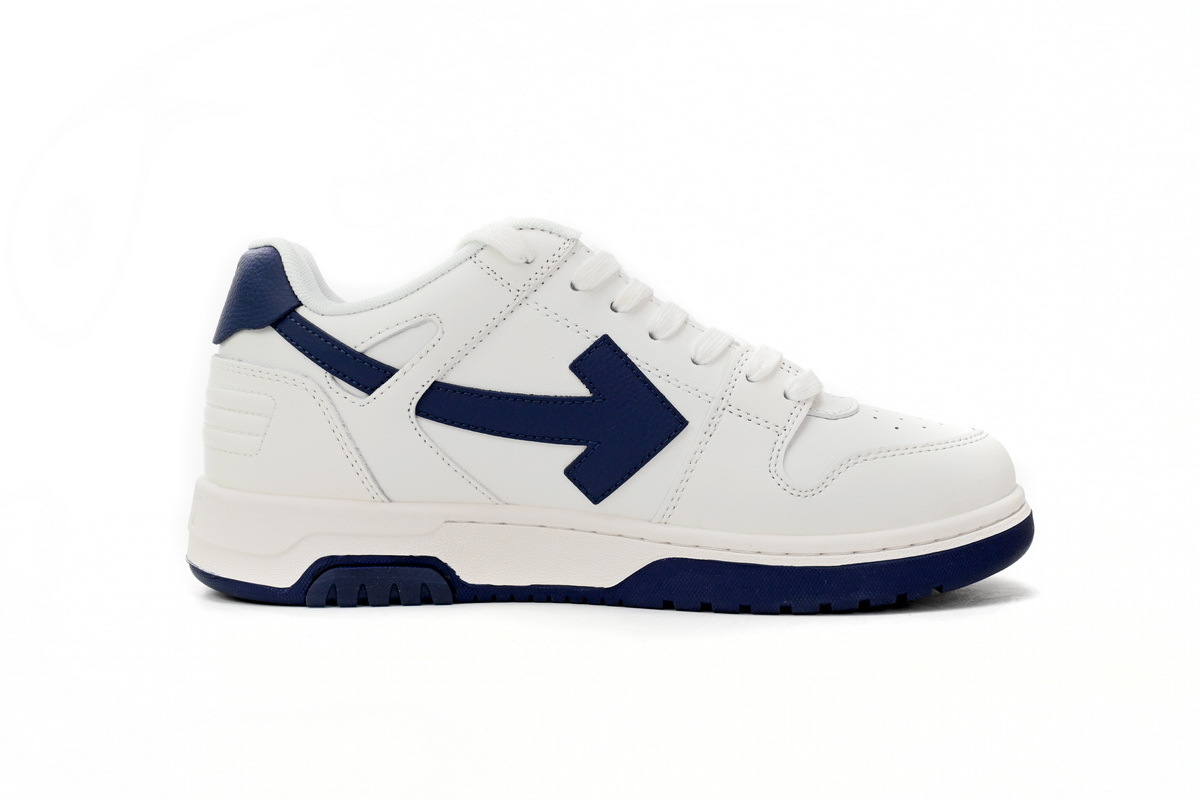 OFF-WHITE Out Of Office OOO Low Tops Blue and White OMIA189 C99LEA00 10140