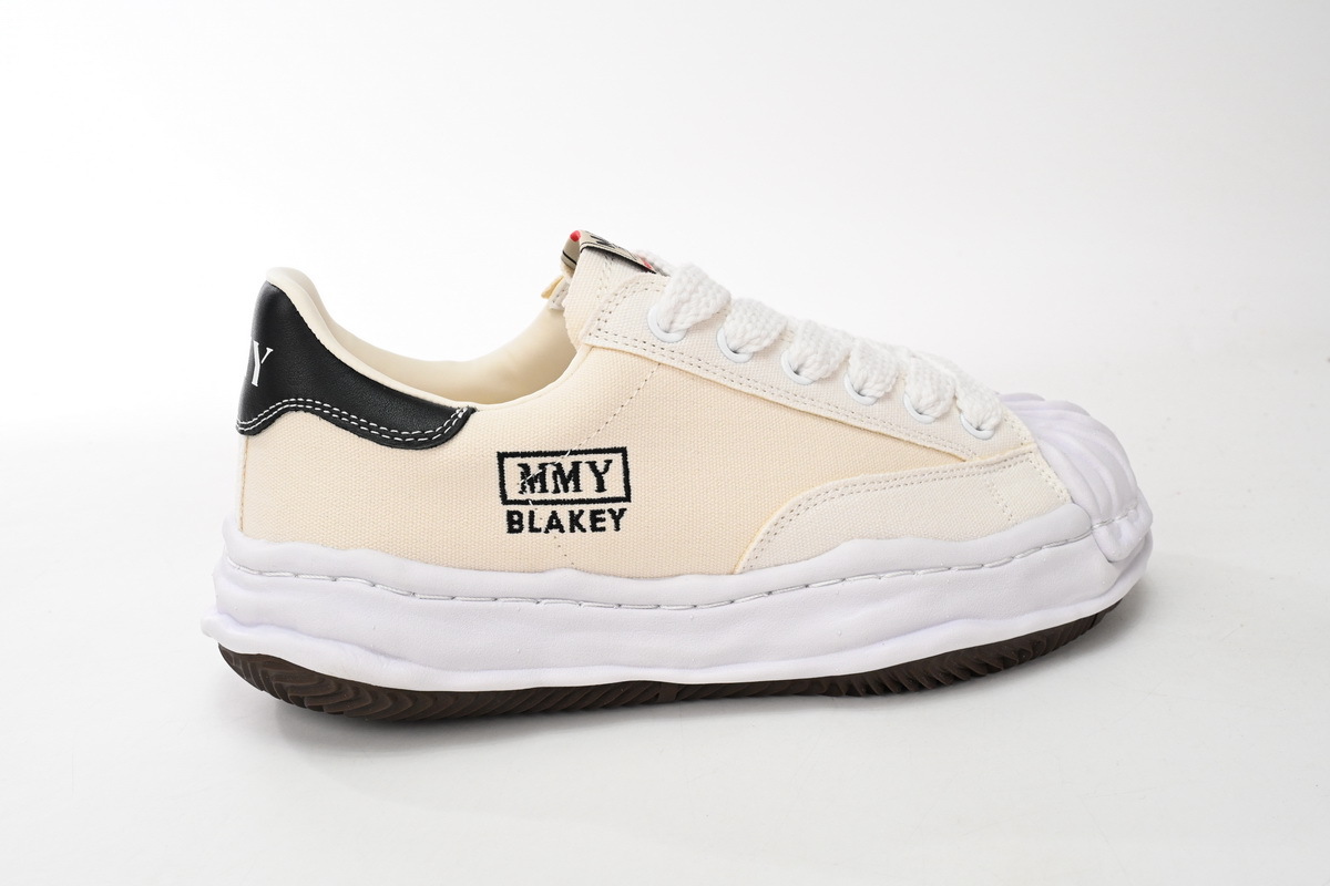 Maison Mihara Yasuhiro Blakey OG Sole Canvas Low White A08FW735